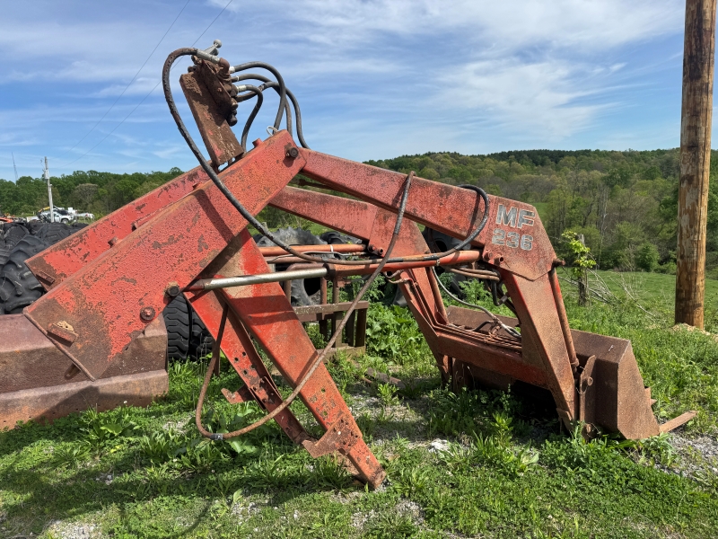 Used Massey Ferguson 236 loader in stock at Baker & Sons Equipment in Ohio