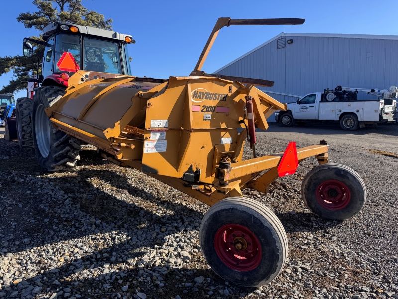 Used Haybuster 2100 bale buster at Baker & Sons Equipment in Ohio