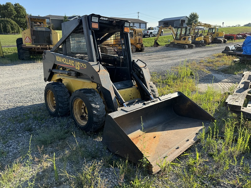 2001 New Holland LS170 track skidsteer for sale at Baker and Sons Equipment in Lewisville, Ohio