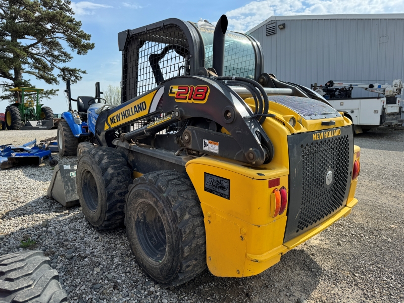 2017 New Holland L218 skidsteer in stock at Baker & Sons Equipment in Ohio