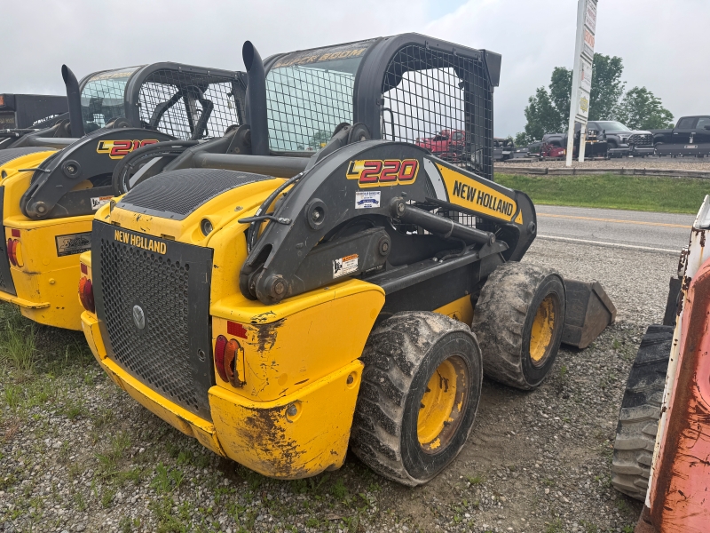 2014 New Holland L220 skidsteer in stock at Baker & Sons Equipment in Ohio