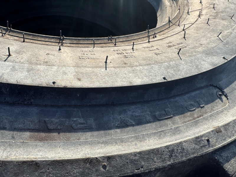 Used Galaxy 14X17.5 skidsteer tires in stock at Baker & Sons in Ohio