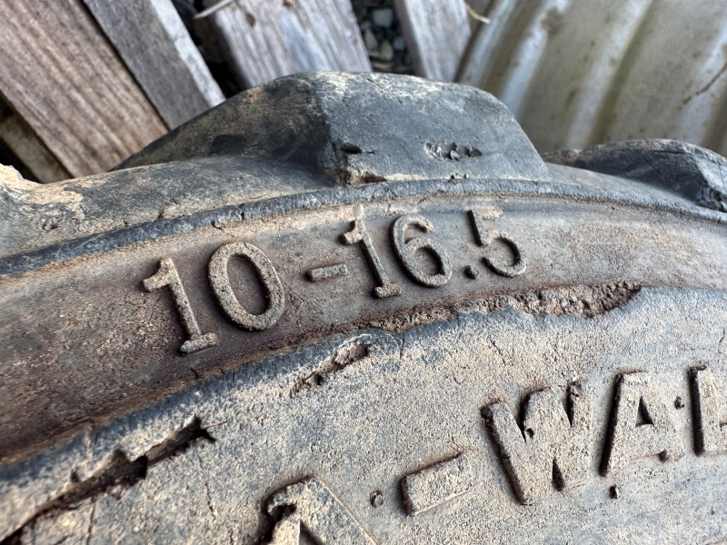 Used Solideal 10X16.5 skidsteer tires in stock at Baker & Sons in Ohio