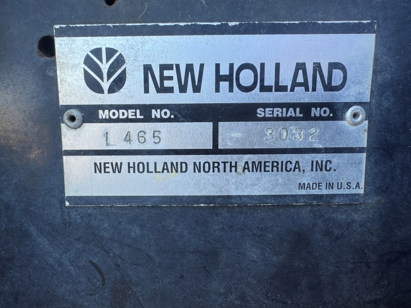1997 New Holland L465 skidsteer in stock at Baker & Sons Equipment in Ohio