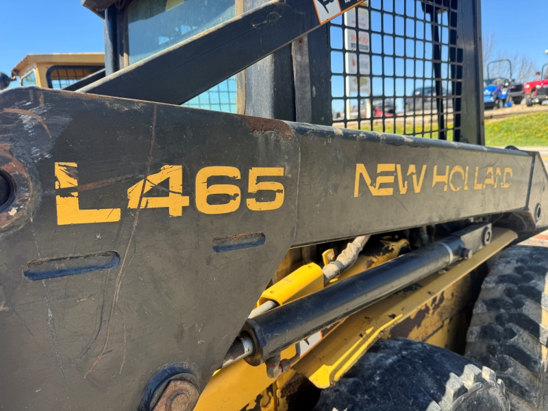 1997 New Holland L465 skidsteer in stock at Baker & Sons Equipment in Ohio
