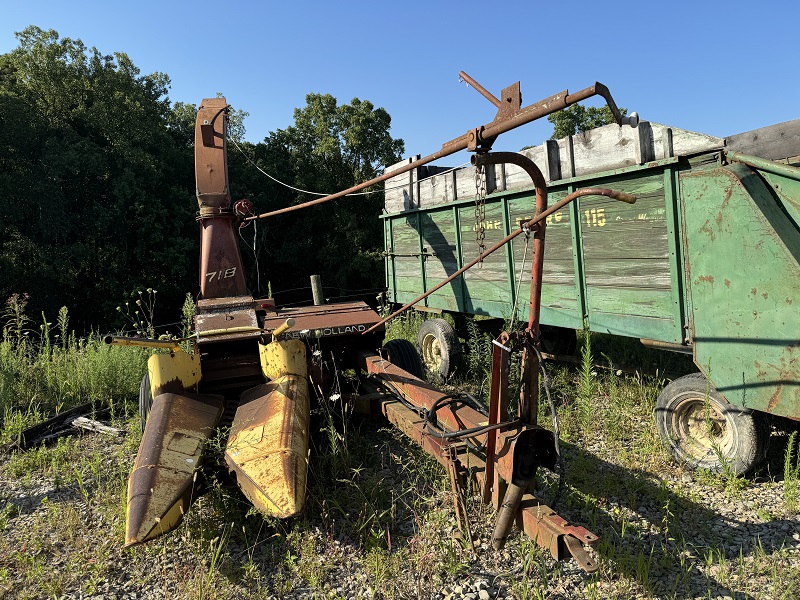 Used New Holland 718 forage chopper in stock at Baker & Sons Equipment in Ohio