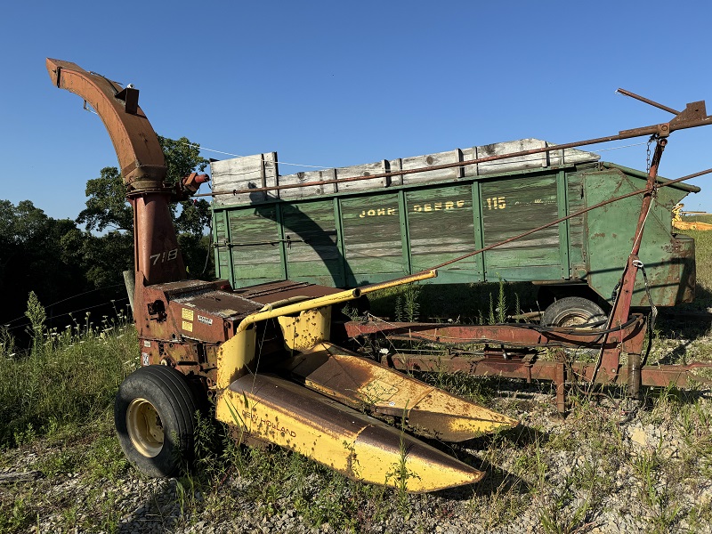 Used New Holland 718 forage chopper in stock at Baker & Sons Equipment in Ohio