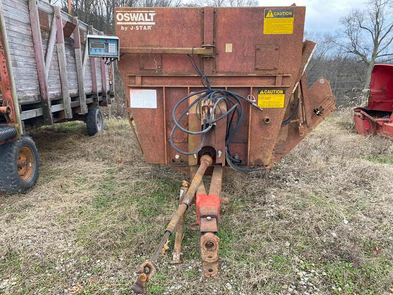 1996 Oswalt 250 tmr mixer for sale at baker and sons equipment in ohio