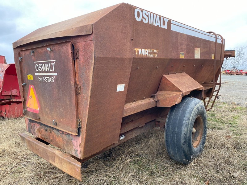 1996 Oswalt 250 tmr mixer for sale at baker and sons equipment in ohio