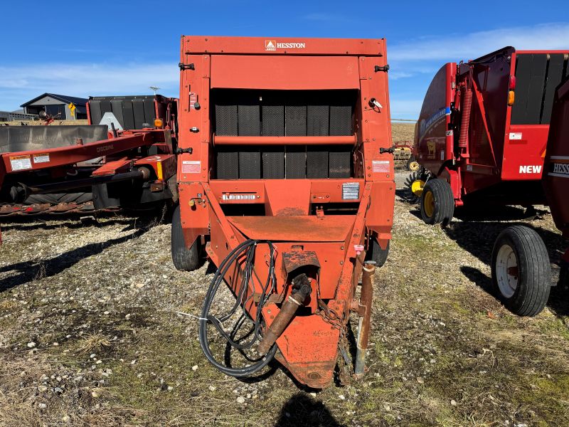 Used Hesston 540 round baler for sale at Baker and Sons in Ohio