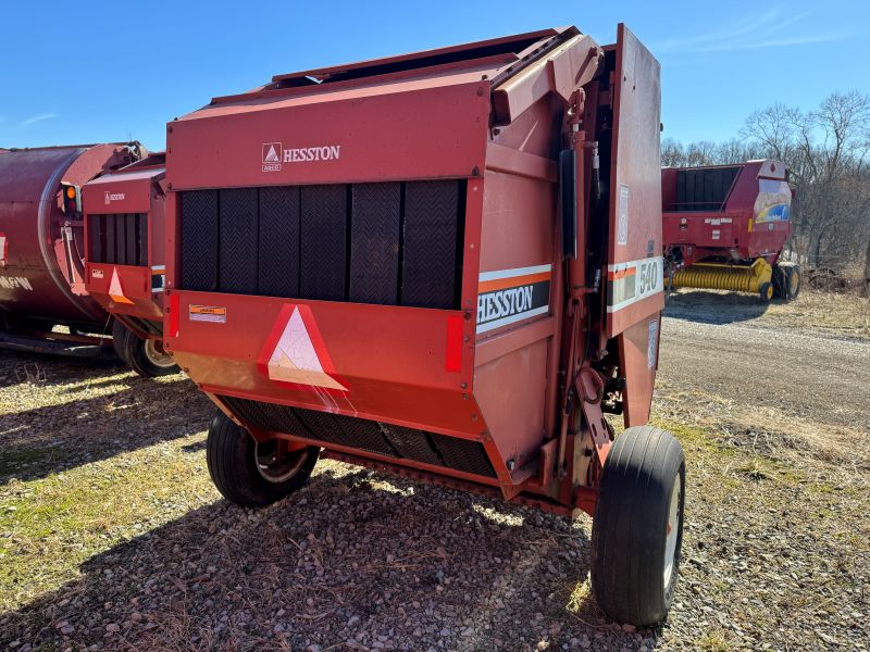 Used Hesston 540 round baler for sale at Baker and Sons in Ohio