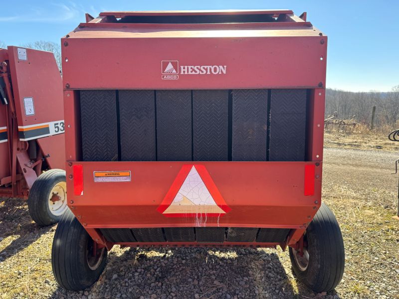 Used Hesston 540 round baler for sale at Baker and Sons in Ohio