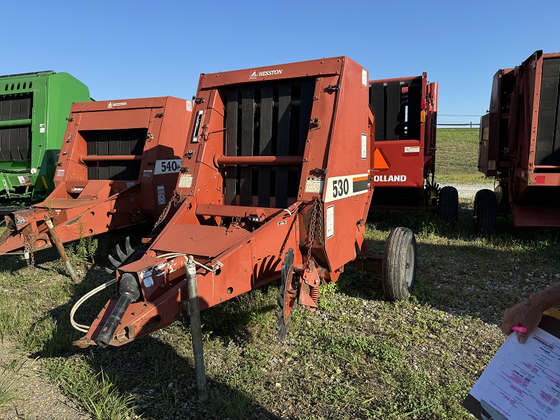 1992 Hesston R530 round baler for sale at Baker and Sons Equipment in Ohio