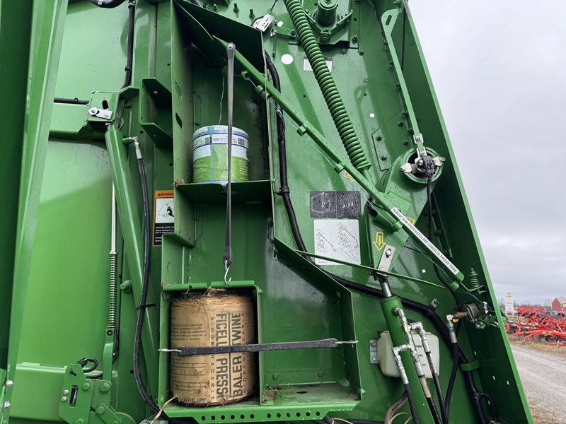 2018 john deere 560m round baler for sale at baker and sons equipment in ohio