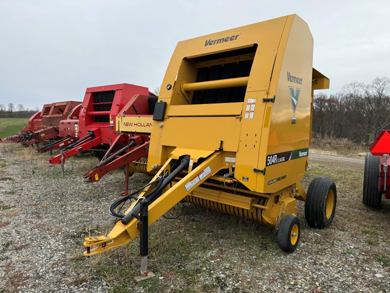 Vermeer 504R round baler in stock at Baker & Sons Equipment in Ohio