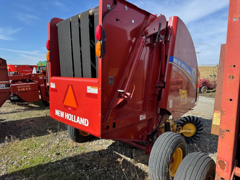 2011 New Holland RB450U round baler for sale at Baker and Sons Equipment in Ohio