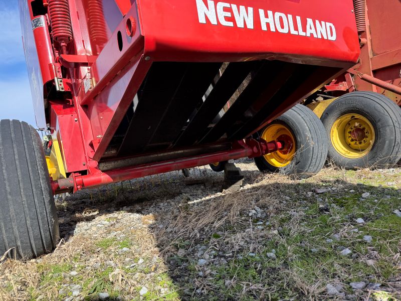 2011 New Holland RB450U round baler for sale at Baker and Sons Equipment in Ohio