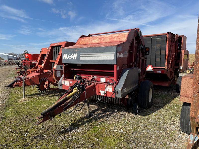 Used M&W 5596 round baler at Baker & Sons Equipment in Ohio