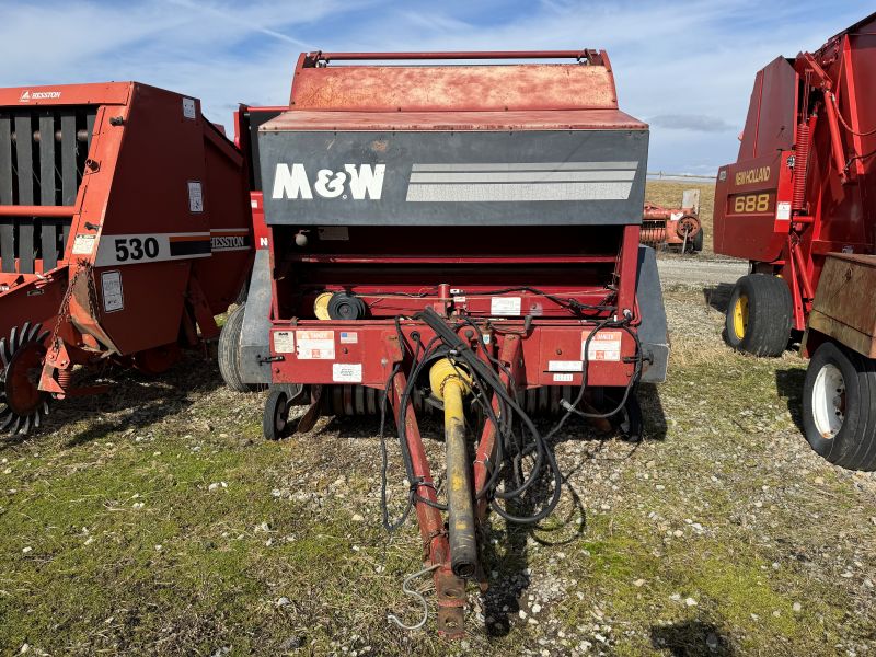 Used M&W 5596 round baler at Baker & Sons Equipment in Ohio