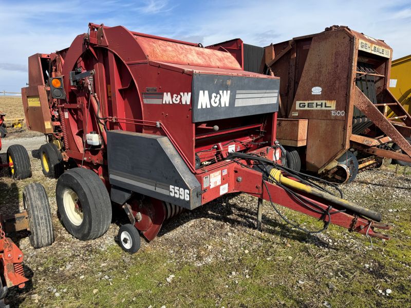 Used M&W 5596 round baler at Baker & Sons Equipment in Ohio