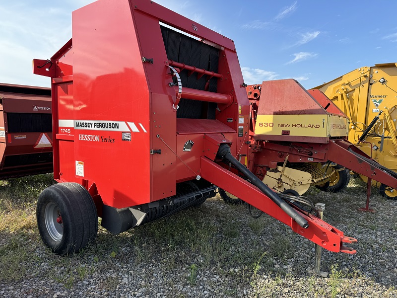 2009 Massey Ferguson 1745 round baler at Baker and Sons Equipment in Ohio