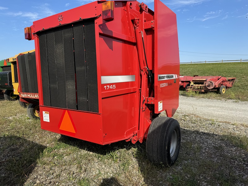 2009 Massey Ferguson 1745 round baler at Baker and Sons Equipment in Ohio