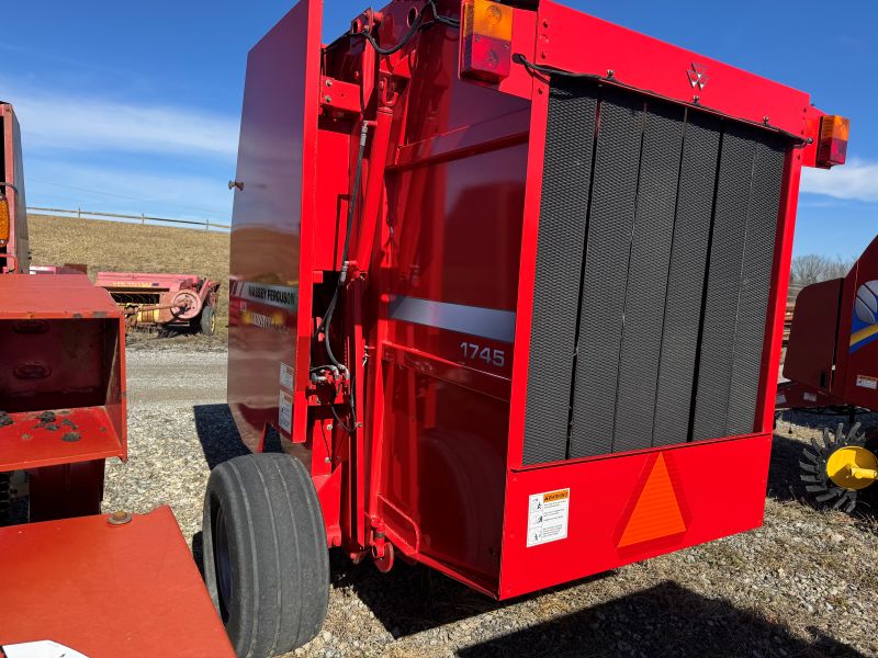 2009 Massey Ferguson 1745 round baler at Baker and Sons Equipment in Ohio