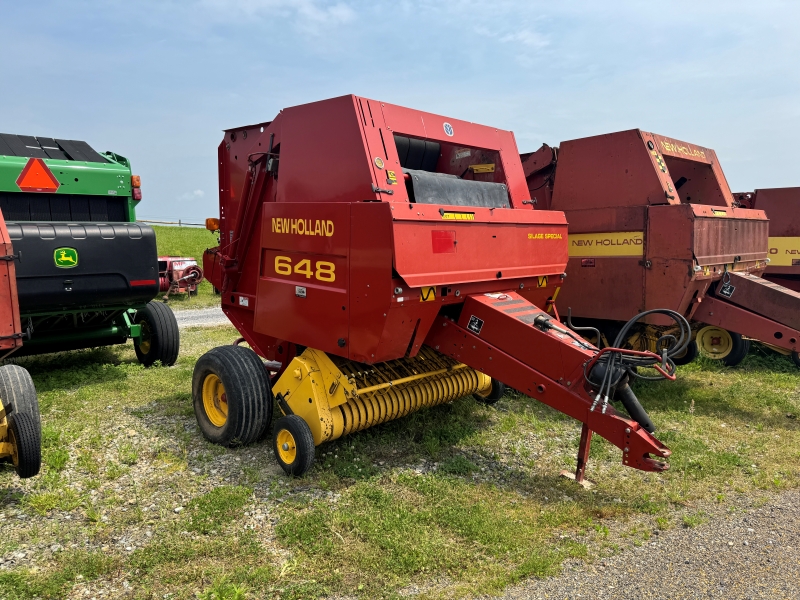 2001 New Holland 648 round baler at Baker & Sons Equipment in Ohio