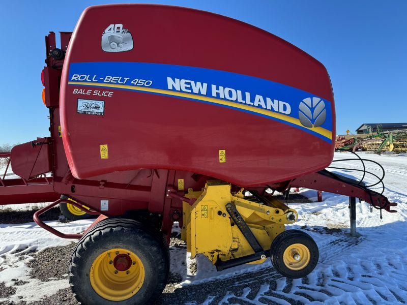 2015 New Holland RB450 round baler at Baker and Sons Equipment in Ohio