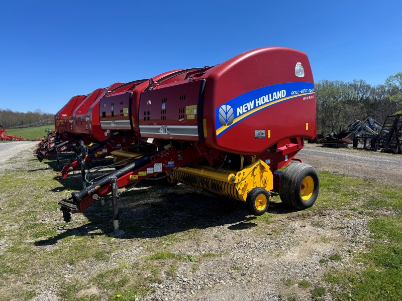 2015 New Holland RB450 round baler at Baker and Sons Equipment in Ohio