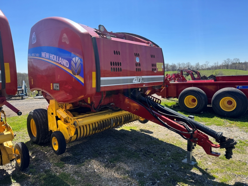 2015 New Holland RB450 round baler at Baker and Sons Equipment in Ohio