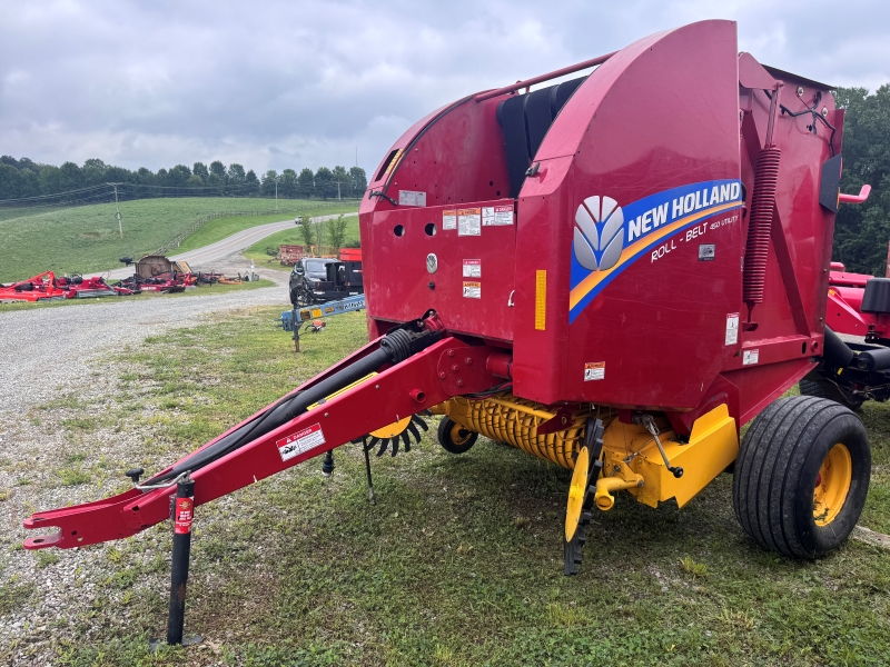 2011 New Holland RB450U round baler at Baker & Sons Equipment in Ohio