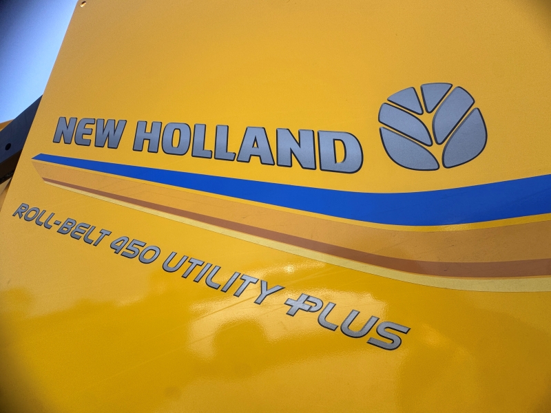 2026 New Holland RB450U Plus round baler at Baker & Sons Equipment in Ohio