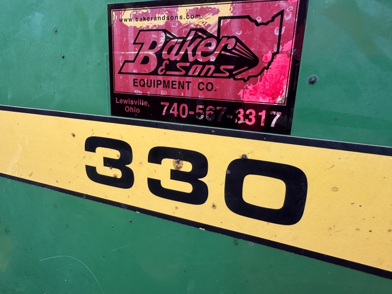 1986 John Deere 330 round baler at Baker & Sons Equipment in Ohio