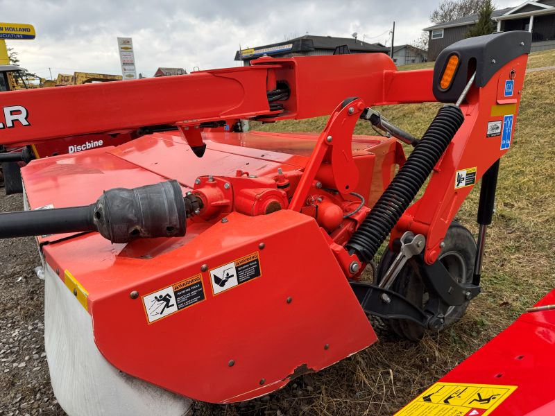 2016 Kuhn FC3160TLR disc mower conditioner in stock at Baker and Sons in ohio