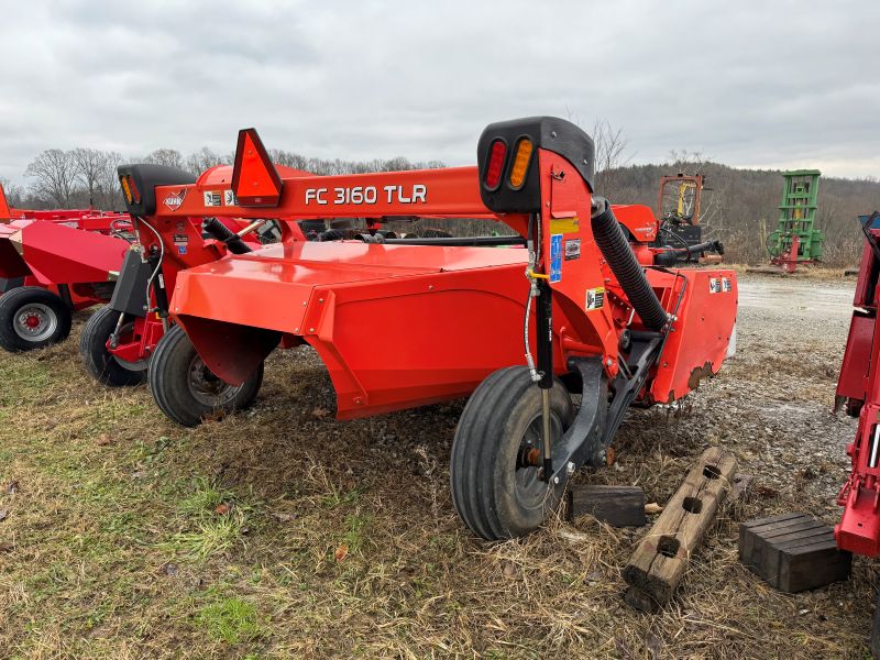 2016 Kuhn FC3160TLR disc mower conditioner in stock at Baker and Sons in ohio