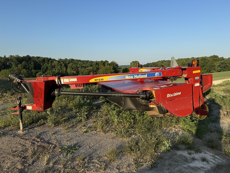 Used New Holland H7230 disc mower conditioner for sale at Baker and Sons in Ohio