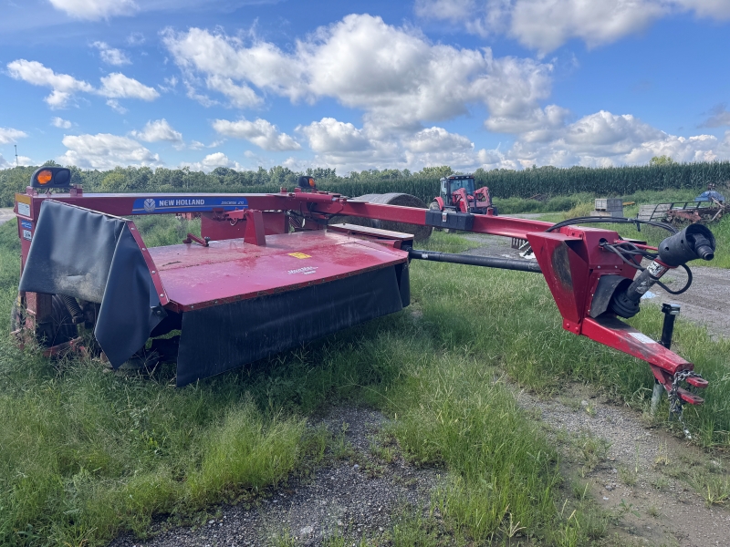 2022 New Holland 210R disc mower conditioner for sale at Baker and Sons in Ohio