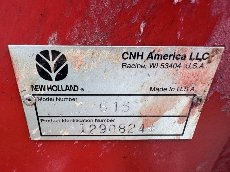 2005 New Holland 615 disc mower for sale at Baker & Sons Equipment in Ohio