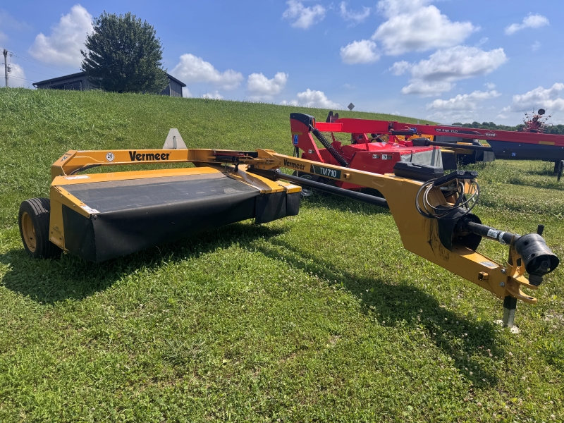 2023 Vermeer TM710 disc mower for sale at Baker and Sons in Ohio