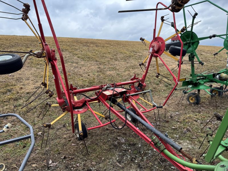 Used Tonutti GT500 tedder for sale at Baker & Sons Equipment in Ohio