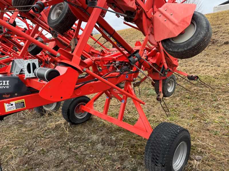 used Kuhn GF8702TGII tedder for sale at Baker & Sons in Ohio