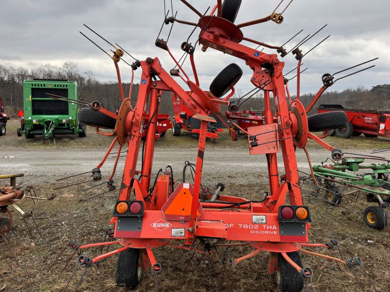 2006 Kuhn GF7802THA tedder for sale at Baker & Sons Equipment in Ohio