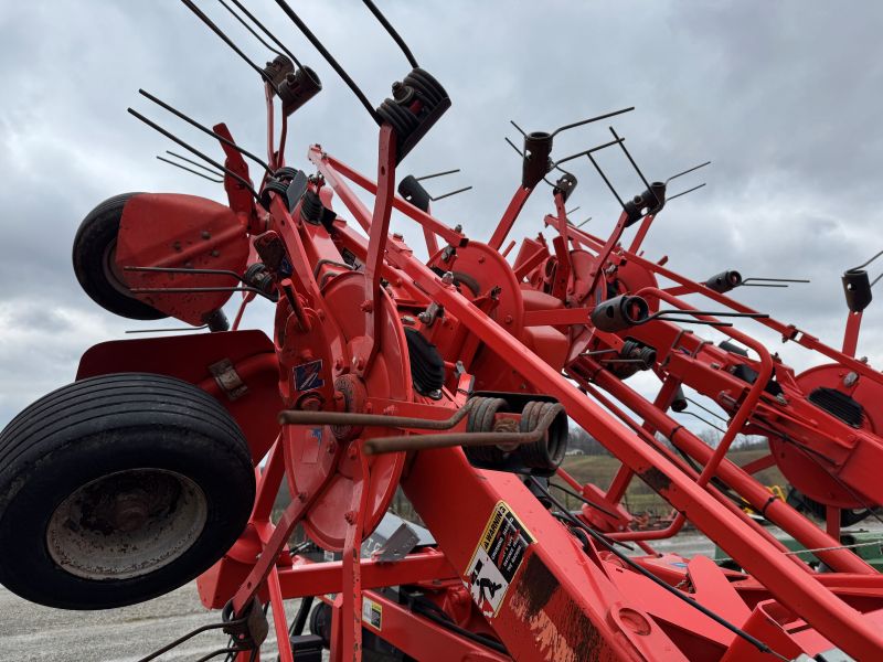 2015 Kuhn GF8702TGF tedder at Baker & Sons Equipment in Ohio