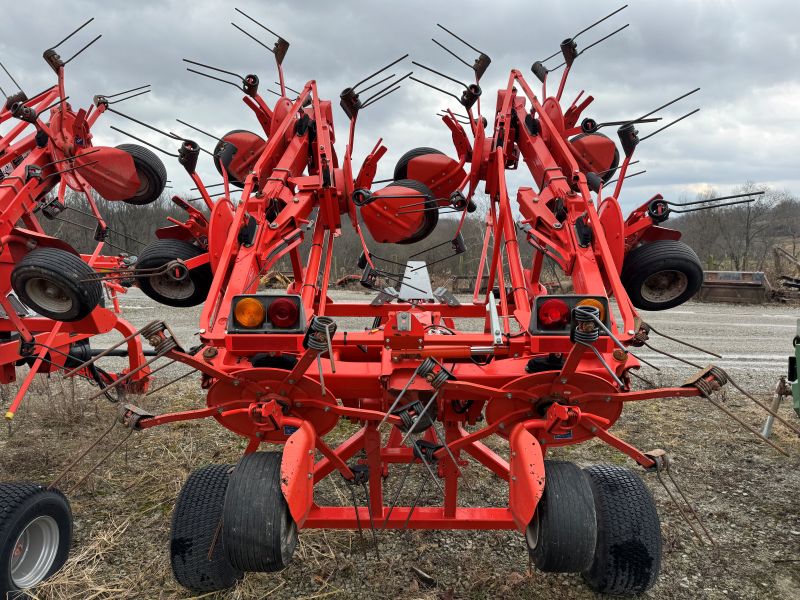 2015 Kuhn GF8702TGF tedder at Baker & Sons Equipment in Ohio