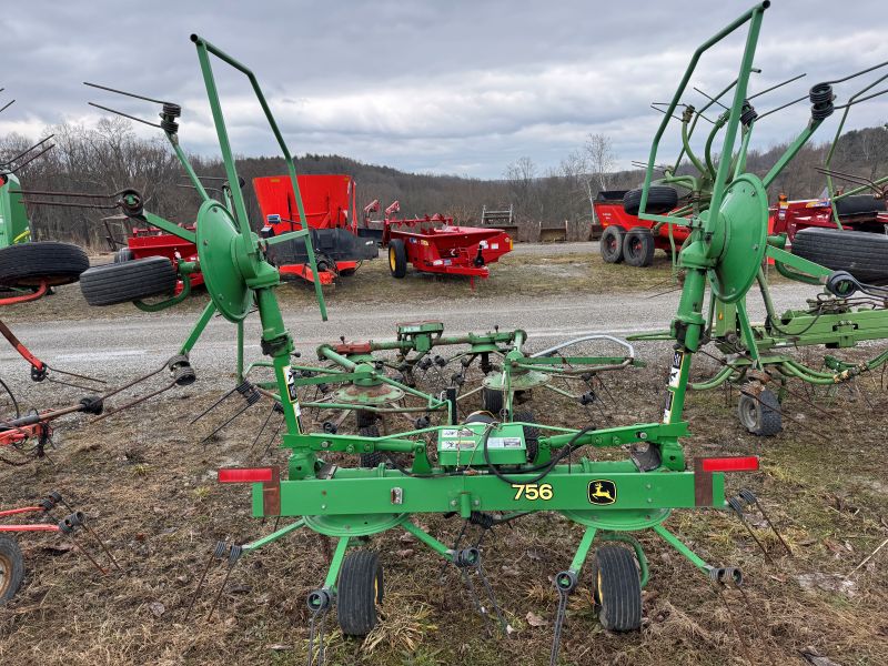 Used John Deere 756 tedder at Baker & Sons Equipment in Ohio