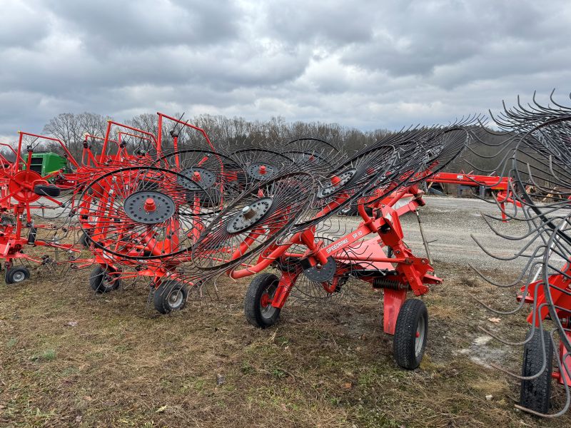 Used Kuhn SR110 rake in stock at Baker and Sons Equipment in Ohio