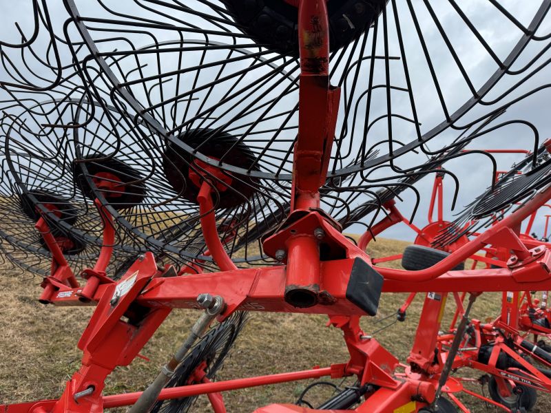 Used Kuhn SR110 rake in stock at Baker and Sons Equipment in Ohio