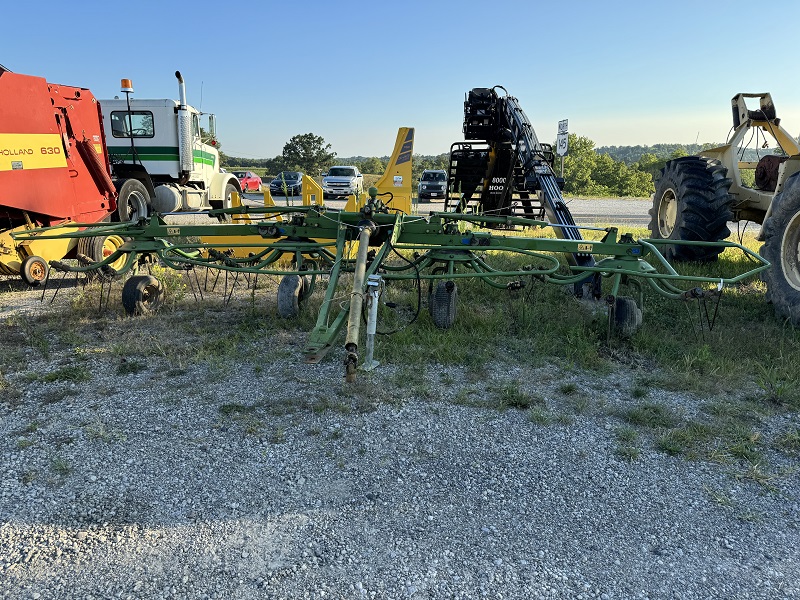 Used Krone KW550 tedder in stock at Baker & Sons Equipment in Ohio