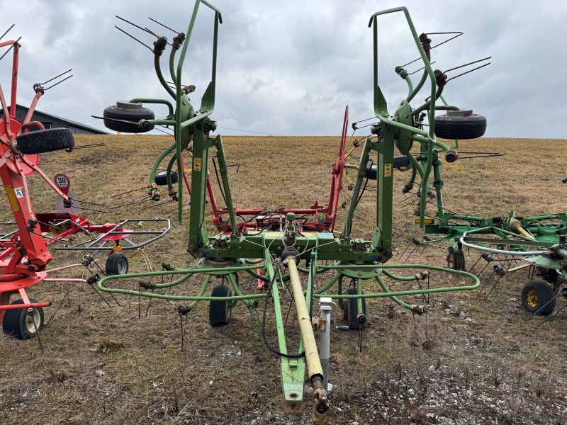 Used Krone KW550 tedder in stock at Baker & Sons Equipment in Ohio